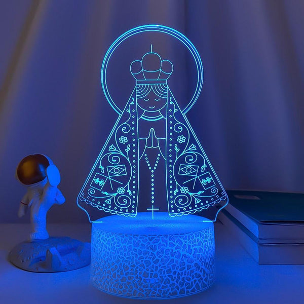 Luminária 3D - Nossa Senhora Aparecida - DreamLight