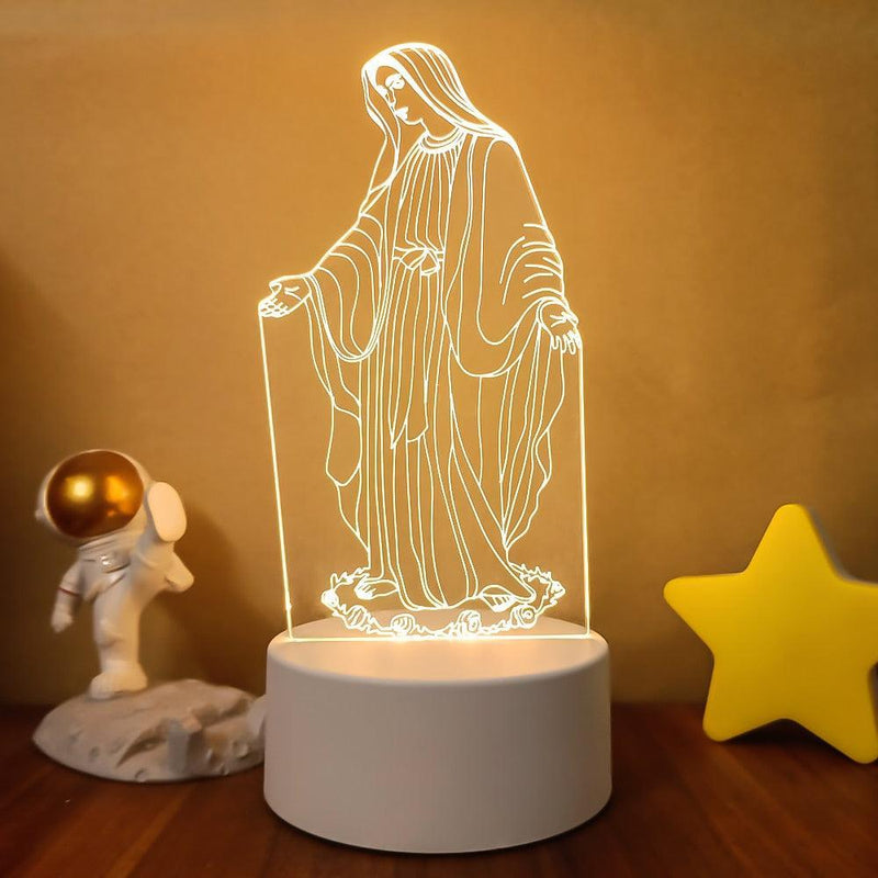 Luminária 3D | Figuras Religiosas - DreamLight